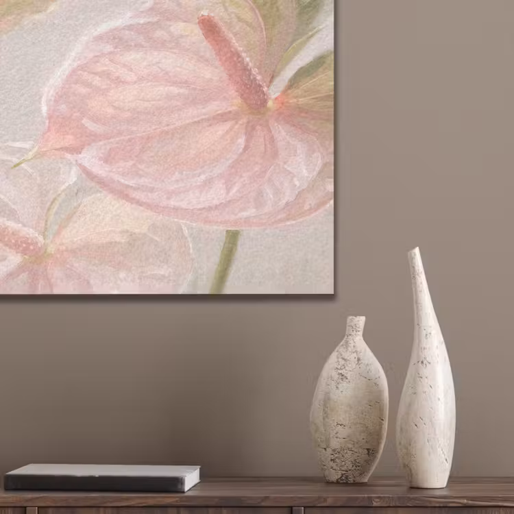 Bloemen - Pastel - Abstract - Natuur - Groen PET vilt klein -sfeer6_closeup