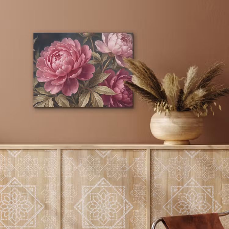 Bloemen - Roze - Klassiek - Natuur PET vilt klein -sfeer4