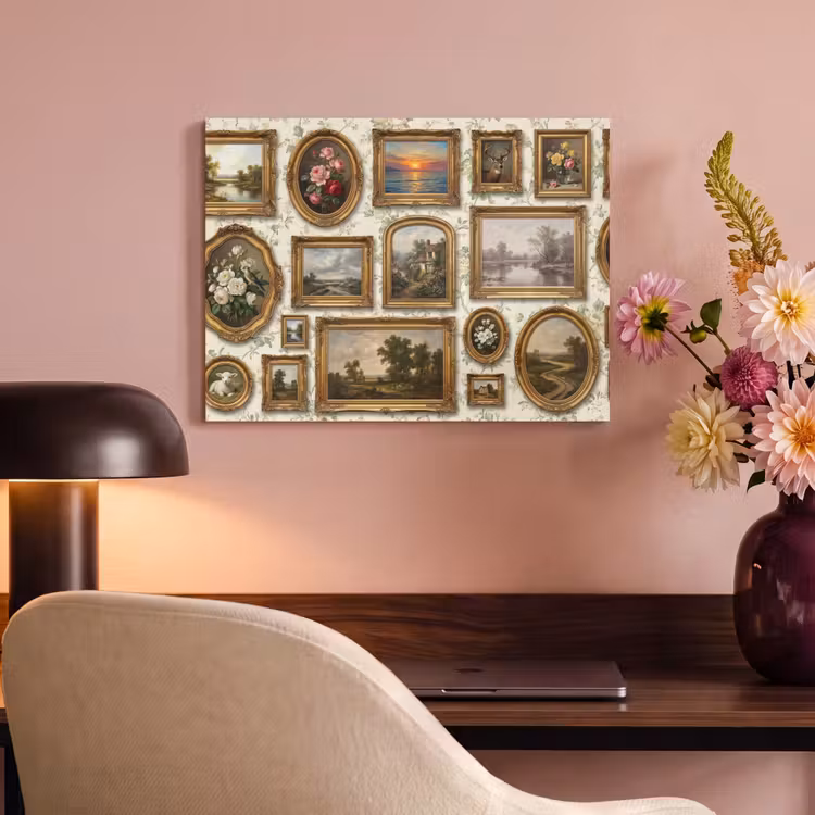 Bloemen - Roze - Stilleven - Klassiek PET vilt klein -sfeer3