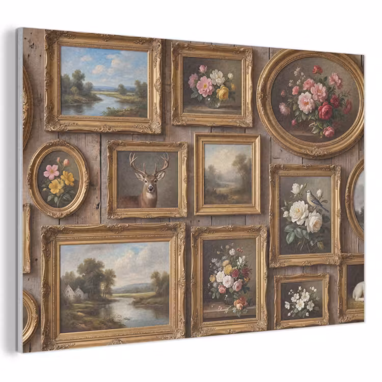 Bloemen - Rozen - Klassiek - Vaas - Kleurrijk PET vilt klein -3d