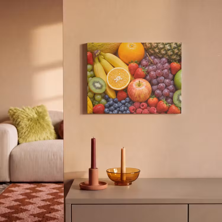 Eten - Fruit - Vers - Kleurrijk - Voeding PET vilt klein -sfeer1