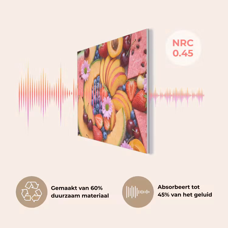 Eten - Fruit - Zomer - Kleurrijk PET vilt klein -USP_NL