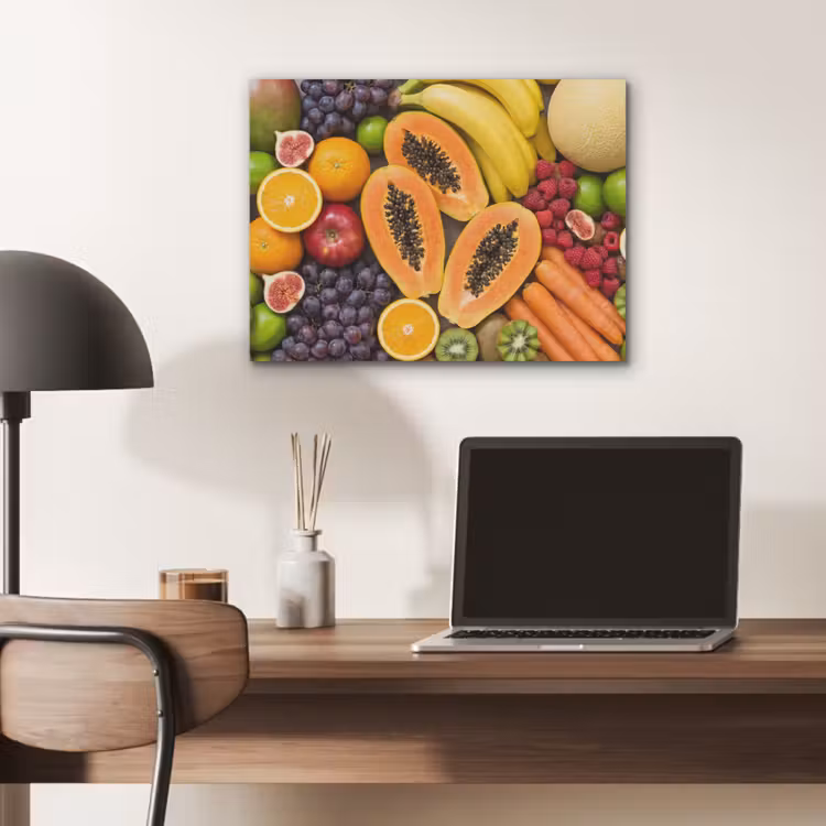 Eten - Fruit - Groenten - Vers - Kleurrijk PET vilt klein -sfeer5