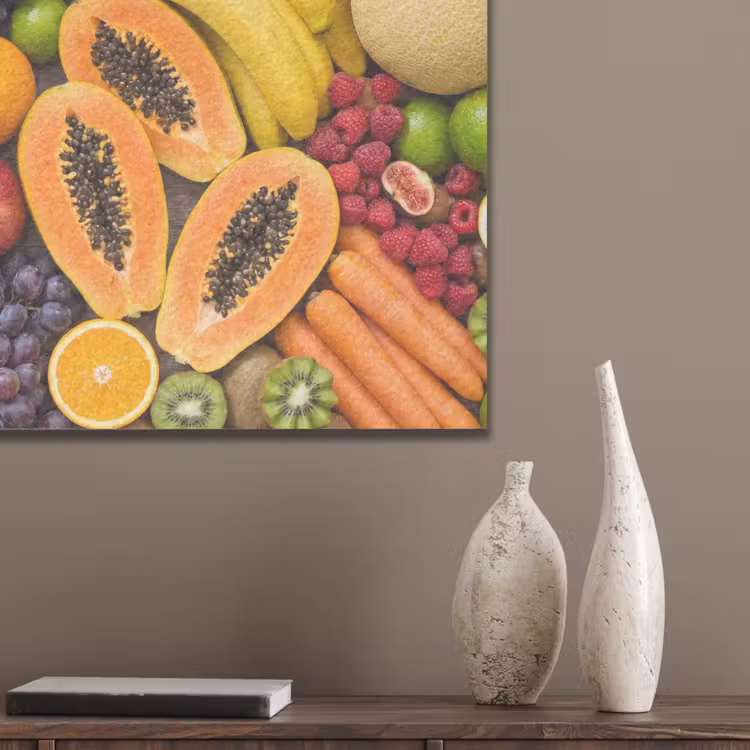 Eten - Fruit - Groenten - Vers - Kleurrijk PET vilt klein -sfeer6_closeup