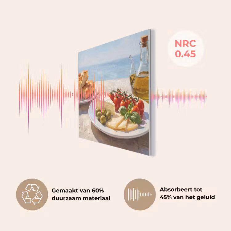 Eten - Middellandse Zee - Natuur - Geschilderd PET vilt klein -USP_NL