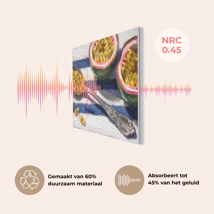 Eten - Passievrucht - Tropisch - Modern - Kleurrijk PET vilt klein -USP_NL