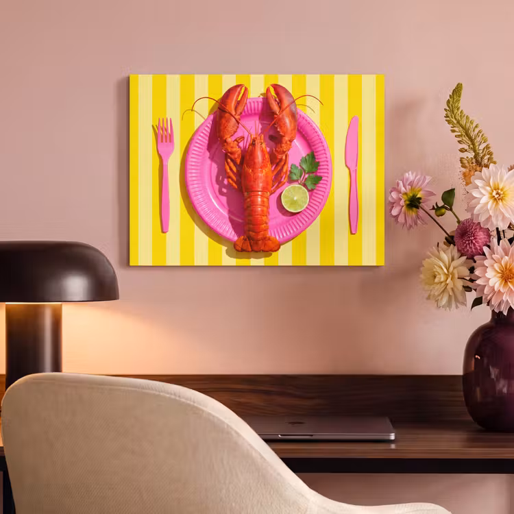 Eten - Roze - Geel - Modern - Culinaire PET vilt klein -sfeer3