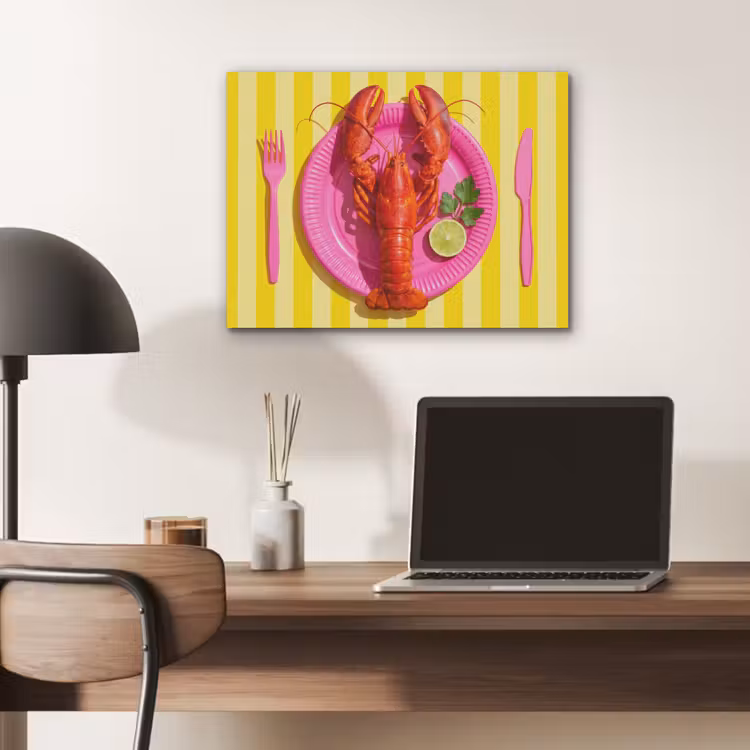 Eten - Roze - Geel - Modern - Culinaire PET vilt klein -sfeer5