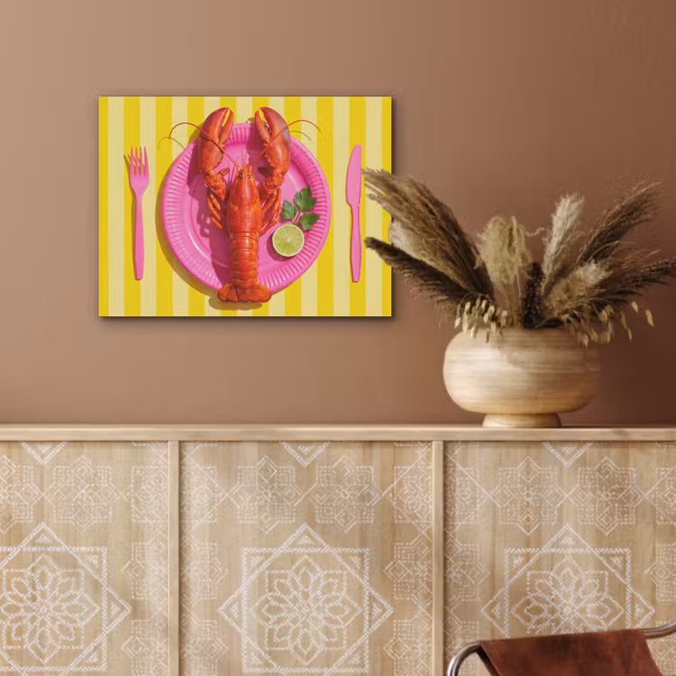 Eten - Roze - Geel - Modern - Culinaire PET vilt klein -sfeer4