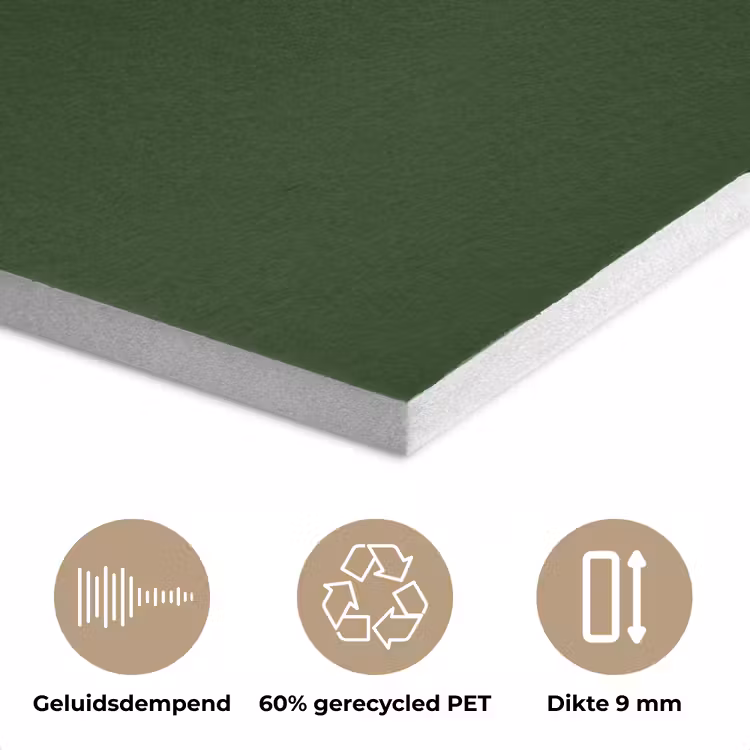 Forest - Green - Groen PET vilt klein 837 -closeup_NL
