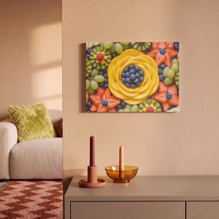 Fruit - Arrangement - Gezond - Kleurrijk - Eten PET vilt klein -sfeer1