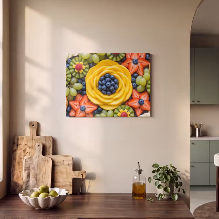 Fruit - Arrangement - Gezond - Kleurrijk - Eten PET vilt klein -sfeer2