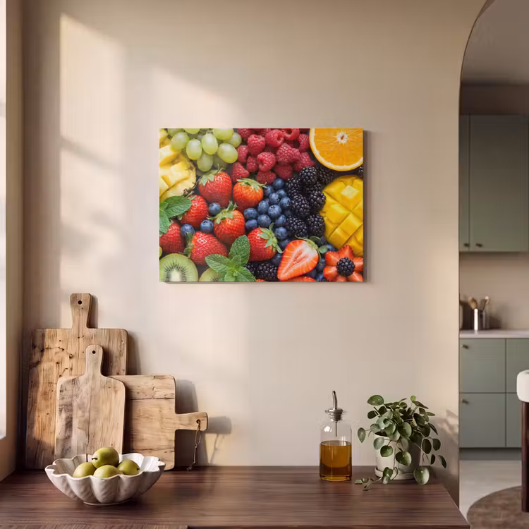 Fruit - Vers - Kleurrijk - Eten PET vilt klein -sfeer2