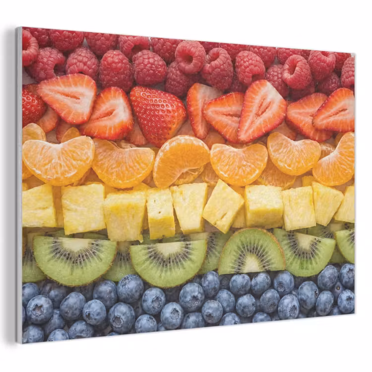 Fruit - Regenboog - Gezond - Kleurrijk PET vilt klein -3d