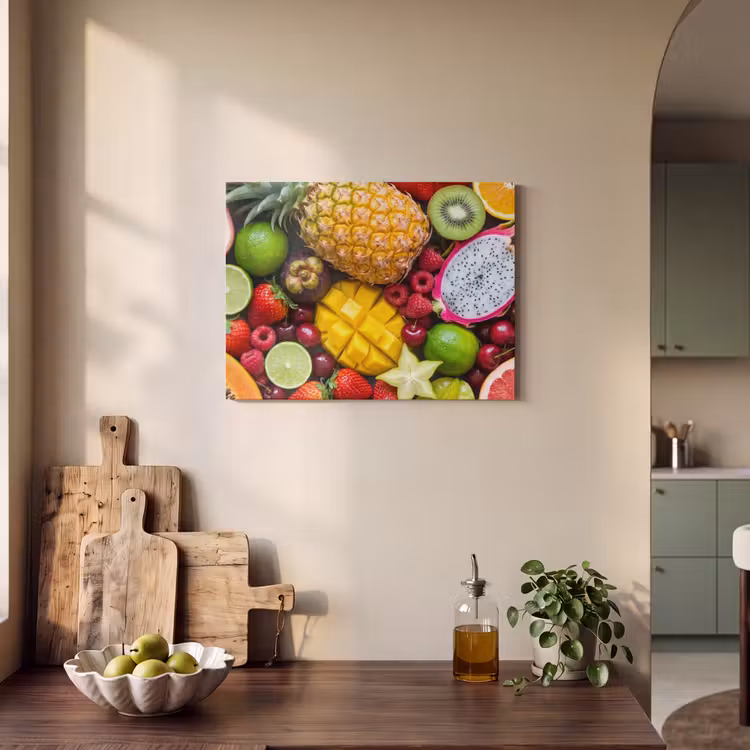 Fruit - Assortiment - Vers - Gezond - Kleurrijk PET vilt klein -sfeer2