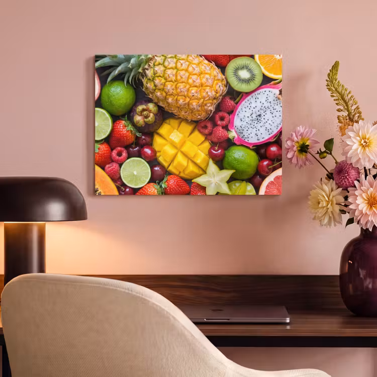 Fruit - Assortiment - Vers - Gezond - Kleurrijk PET vilt klein -sfeer3