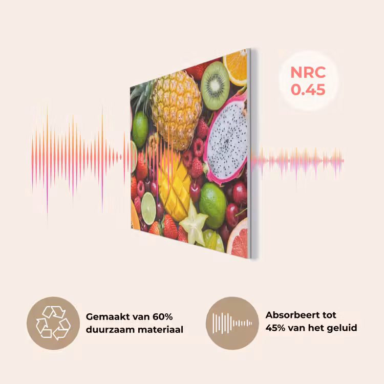 Fruit - Assortiment - Vers - Gezond - Kleurrijk PET vilt klein -USP_NL