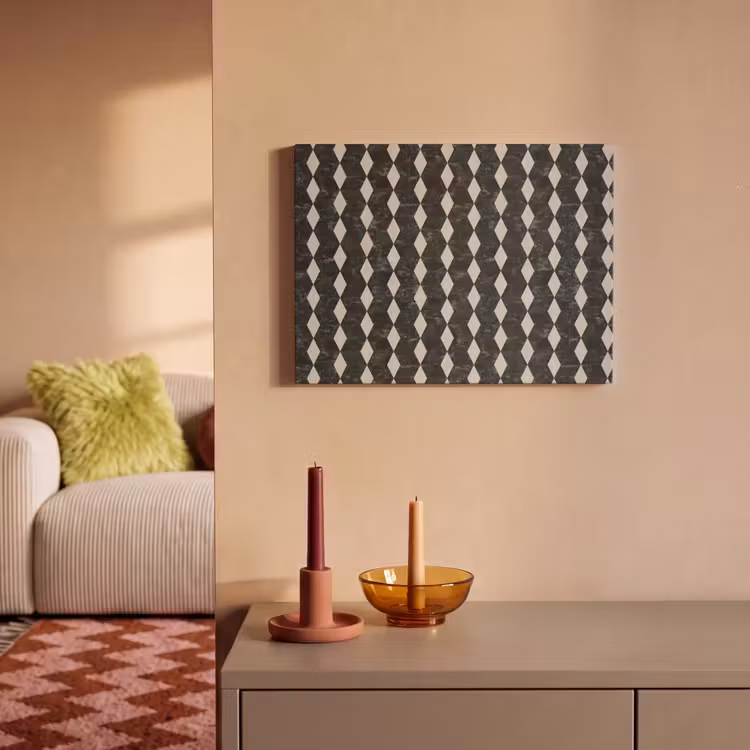 Geometrisch - Patroon - Marmer - Groen PET vilt klein 837 -sfeer1