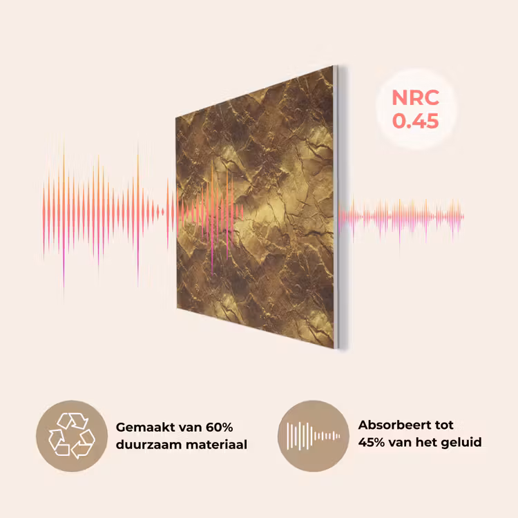 Bladgoud - Textuur - Goud PET vilt klein 837 -USP_NL