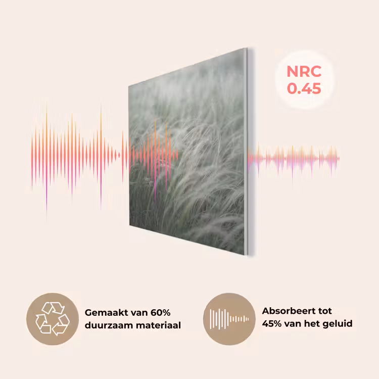 Gras - Wazig - Natuur - Groen - Zacht PET vilt klein -USP_NL