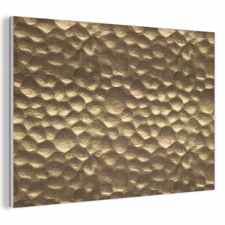 Gehamerd - Reliëf - Textuur - Bronsgoud PET vilt klein 837 -3d