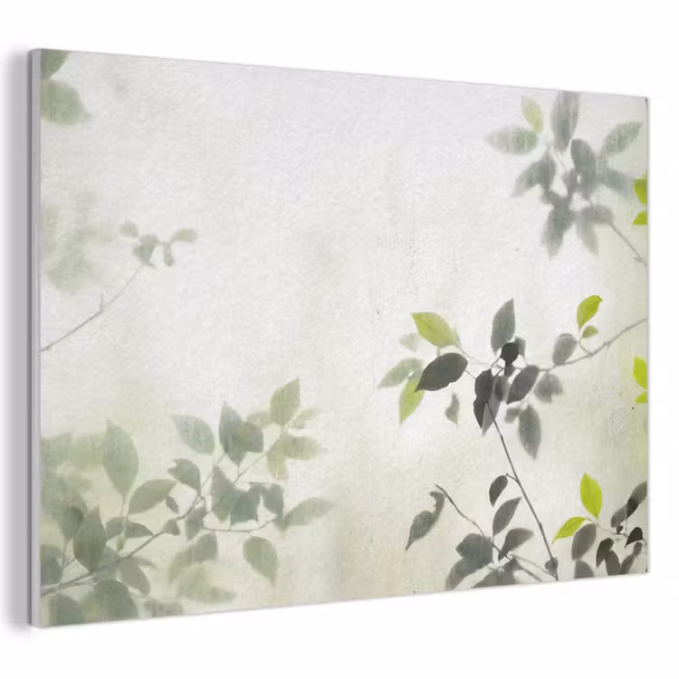 Blad - Schaduw - Natuur - Abstract - Groen PET vilt klein -3d