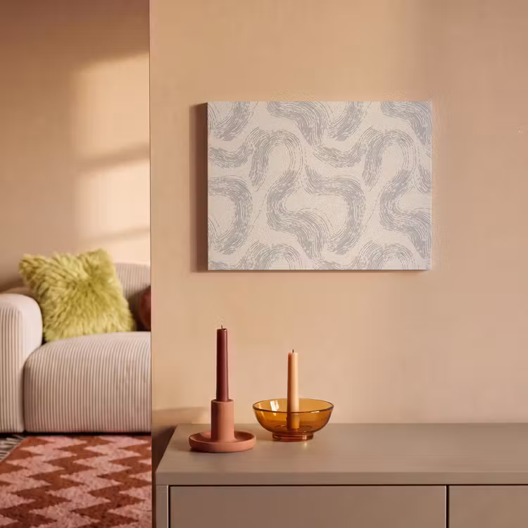 Lijnen - Patroon - Beige - Minimalistisch PET vilt klein 837 -sfeer1
