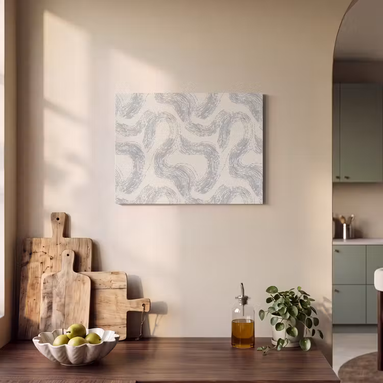 Lijnen - Patroon - Beige - Minimalistisch PET vilt klein 837 -sfeer2