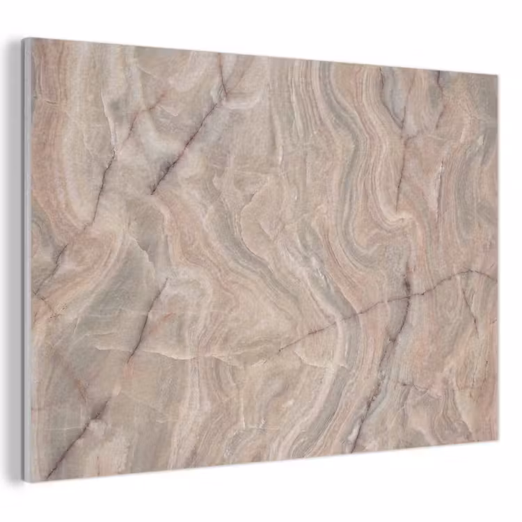 Marmer - Patroon - Abstract - Beige - Groen PET vilt klein -3d