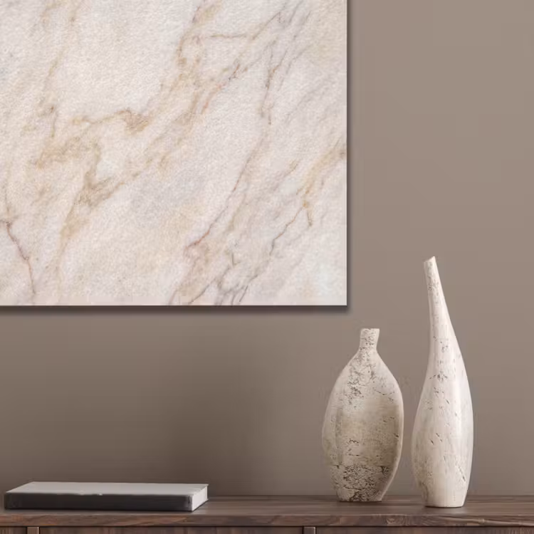 Marmer - Ader - Abstract - Wit - Goud PET vilt klein -sfeer6_closeup