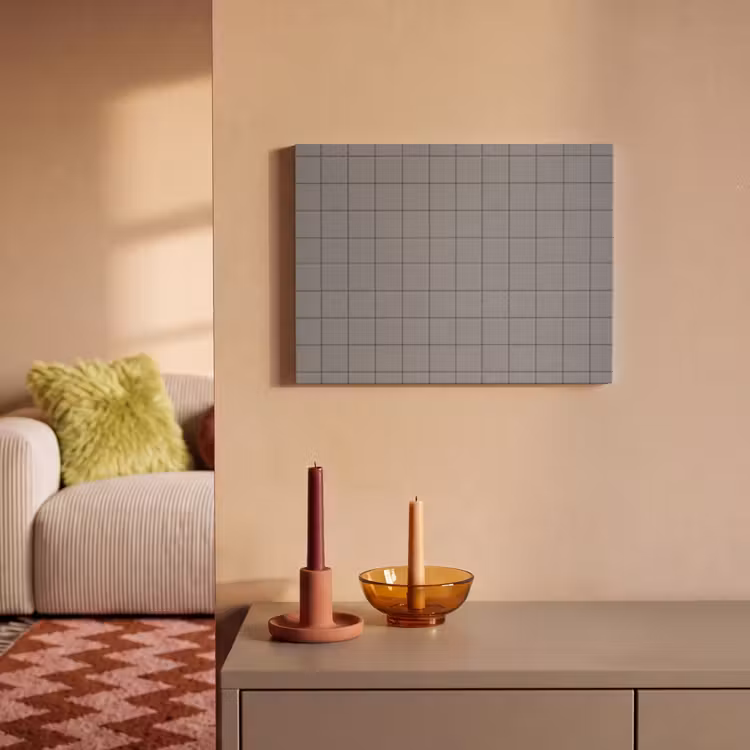 Modern - Patroon - Grijs PET vilt klein 837 -sfeer1