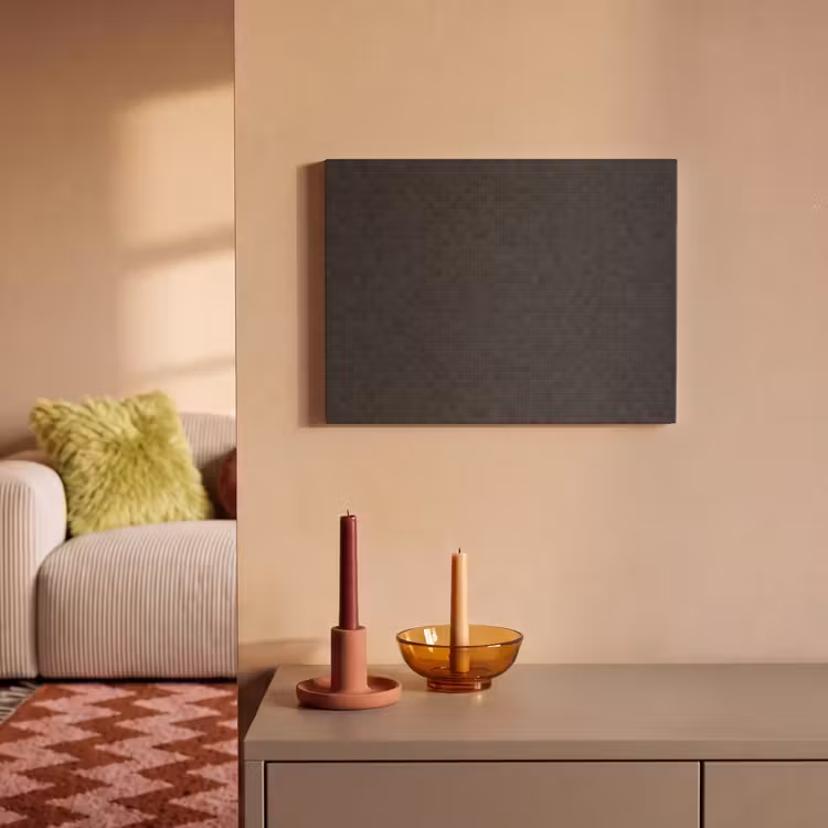 Mozaïek - Patroon - Antraciet - Zwart PET vilt klein 837 -sfeer1