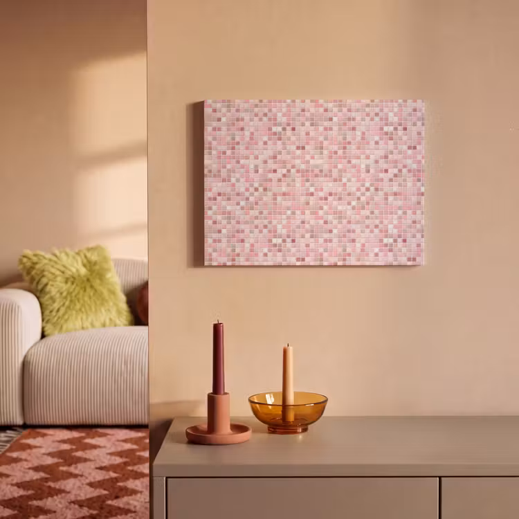 Mozaïek - Patroon - Roze PET vilt klein 837 -sfeer1