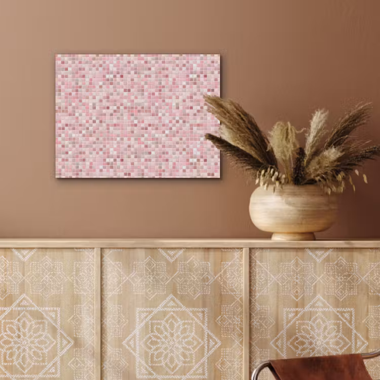 Mozaïek - Patroon - Roze PET vilt klein 837 -sfeer4