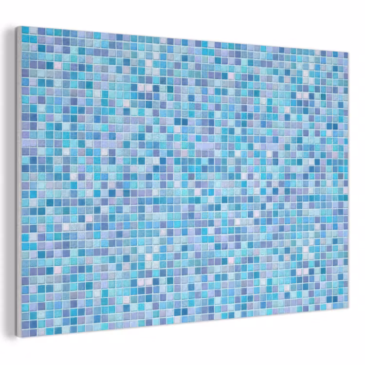 Mozaïek - Patroon - Turquoise PET vilt klein 837 -3d