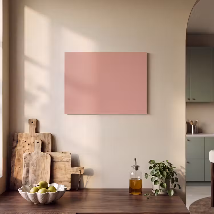 Muted - Salmon - Koraal PET vilt klein 837 -sfeer2