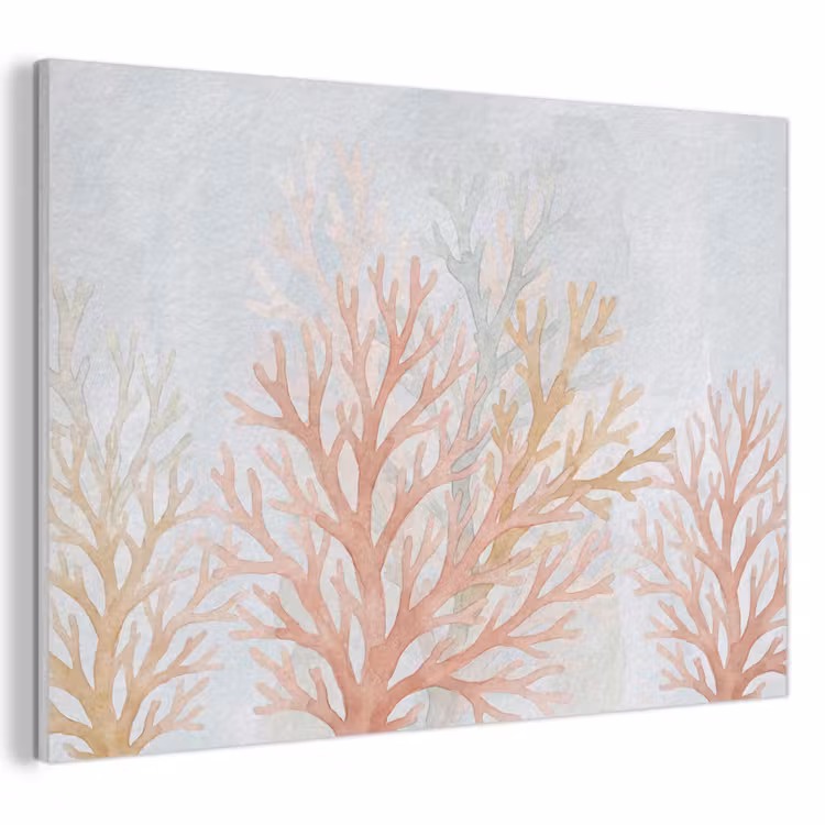Natuur - Abstract - Aquarel - Organisch - Warm PET vilt klein -3d