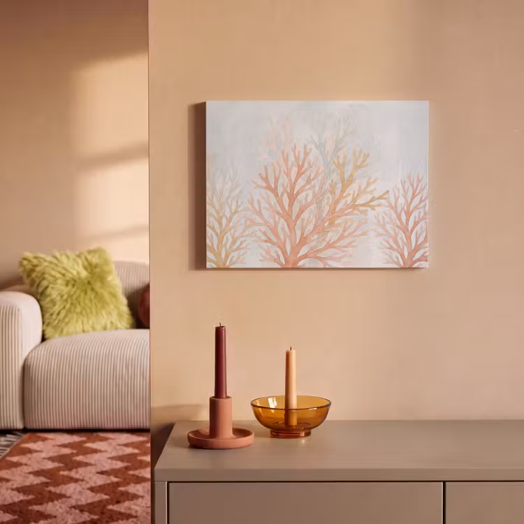 Natuur - Abstract - Aquarel - Organisch - Warm PET vilt klein -sfeer1