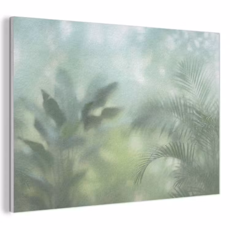 Natuur - Vervaagd - Groen - Abstract - Modern PET vilt klein -3d