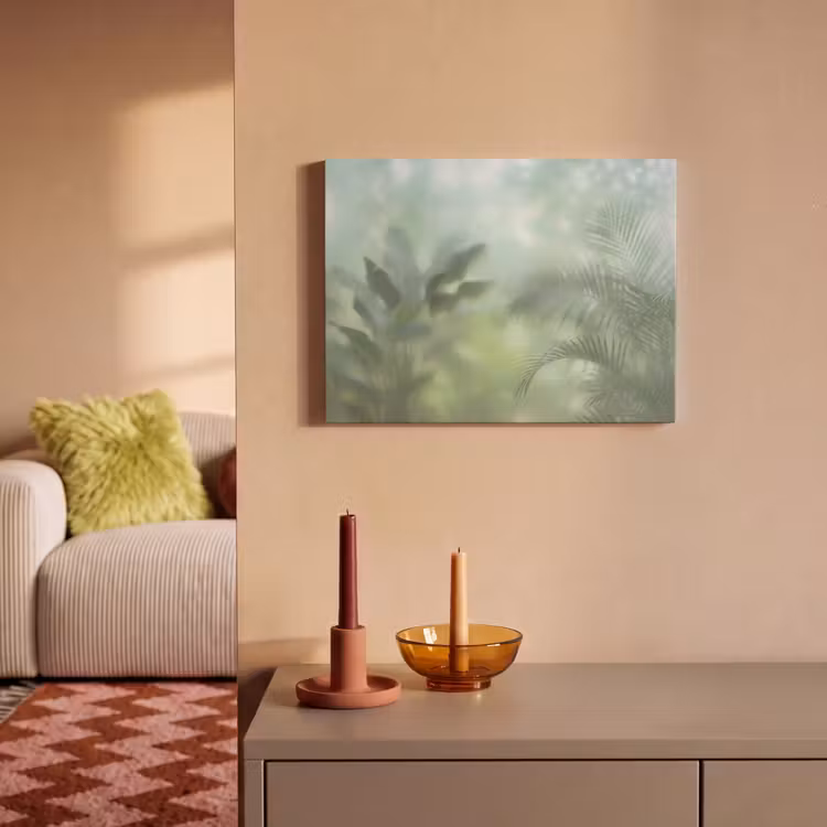 Natuur - Vervaagd - Groen - Abstract - Modern PET vilt klein -sfeer1