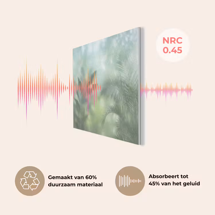 Natuur - Vervaagd - Groen - Abstract - Modern PET vilt klein -USP_NL