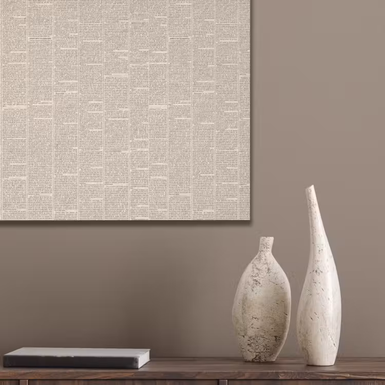 Krant - Nieuws - Historisch - Vintage - Beige PET vilt klein -sfeer6_closeup