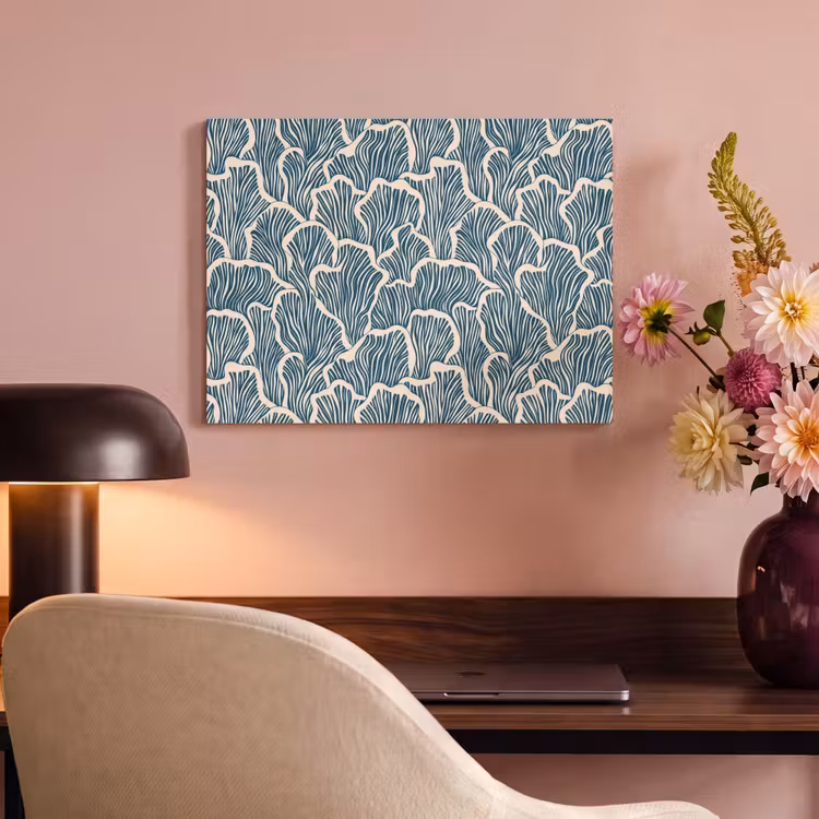 Organisch - Blauw - Crème - Schelpen PET vilt klein 837 -sfeer3