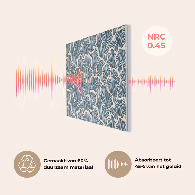 Organisch - Blauw - Crème - Schelpen PET vilt klein 837 -USP_NL