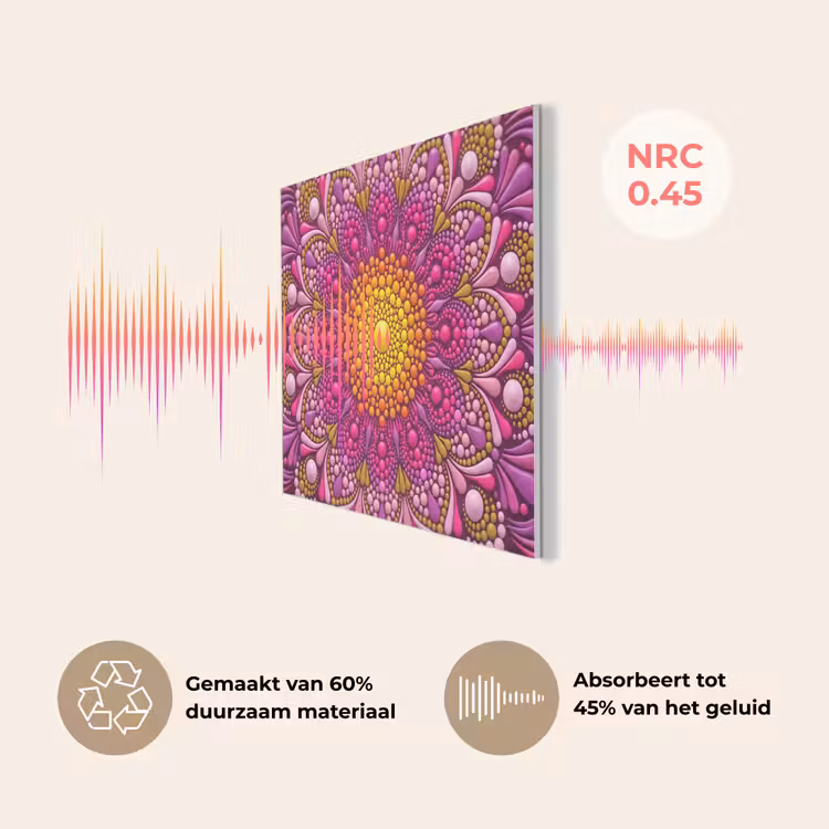 Patroon - Stippen - Abstract - Kleurrijk PET vilt klein -USP_NL