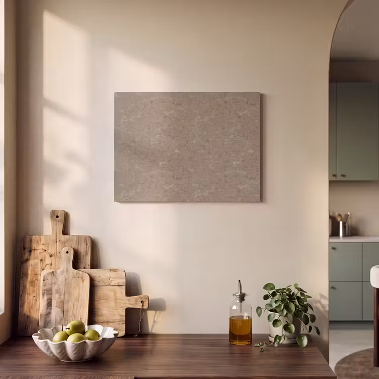 Patroon - Kalksteen - Beige PET vilt klein 837 -sfeer2