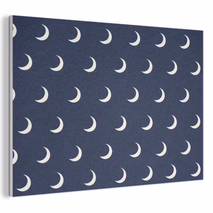 Patroon - Manen - Blauw PET vilt klein 837 -3d