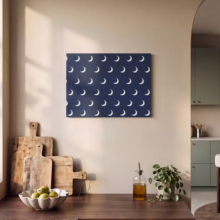 Patroon - Manen - Blauw PET vilt klein 837 -sfeer2