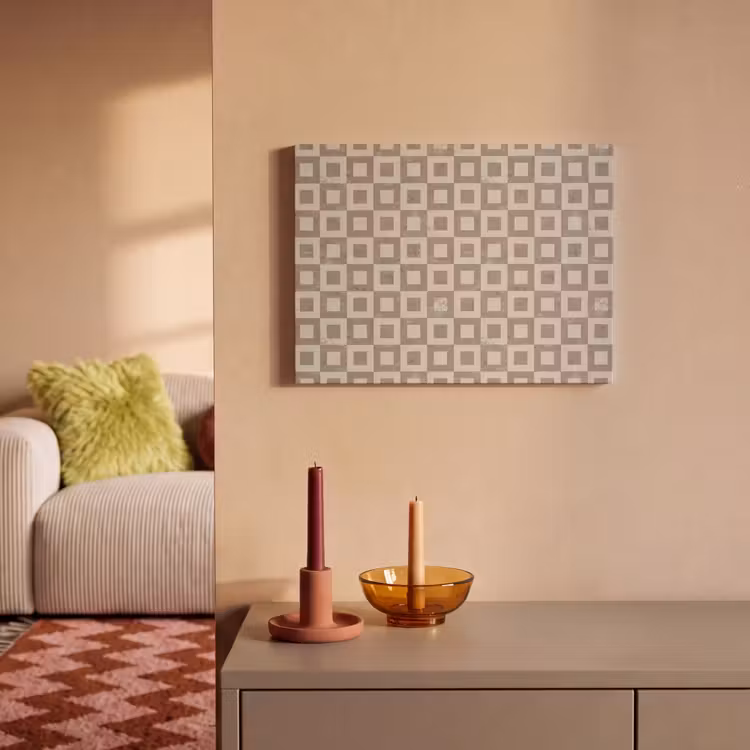 Patroon - Marmer - Beige PET vilt klein 837 -sfeer1