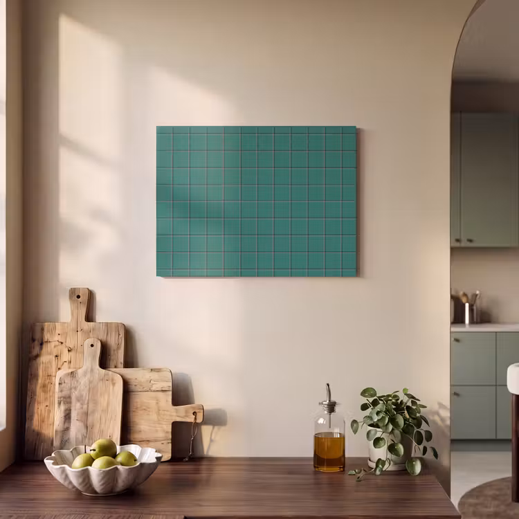 Patroon - Patroon - Smaragd PET vilt klein 837 -sfeer2